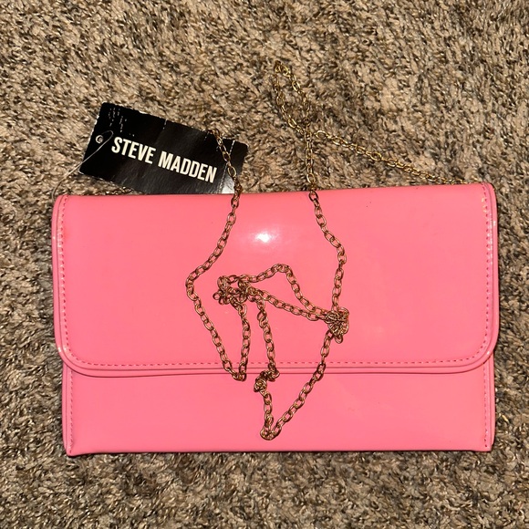 STEVE MADDEN PURSE PINK - Picture 1 of 4
